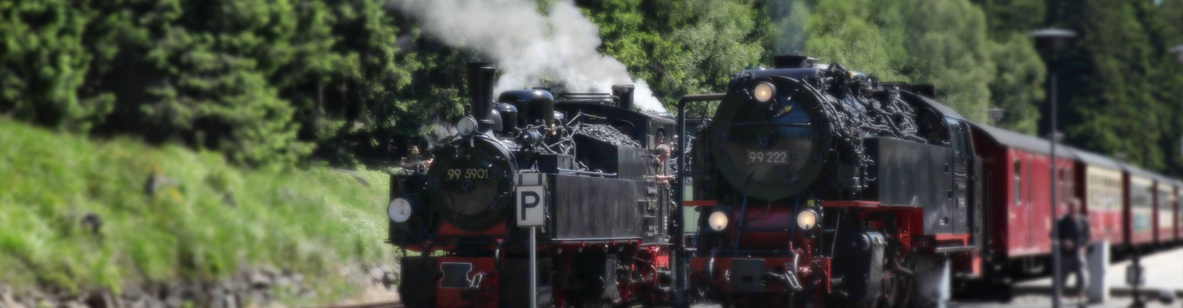 Schmalspurbahn Zug Eisenbahn Harz