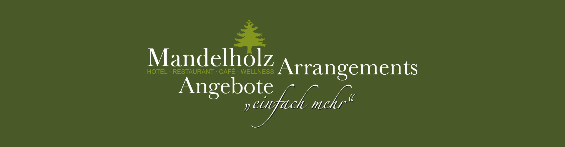 Angebot und Arrangements