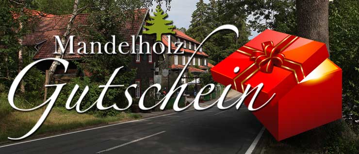 Gutschein aus dem Harz in Mandelholz