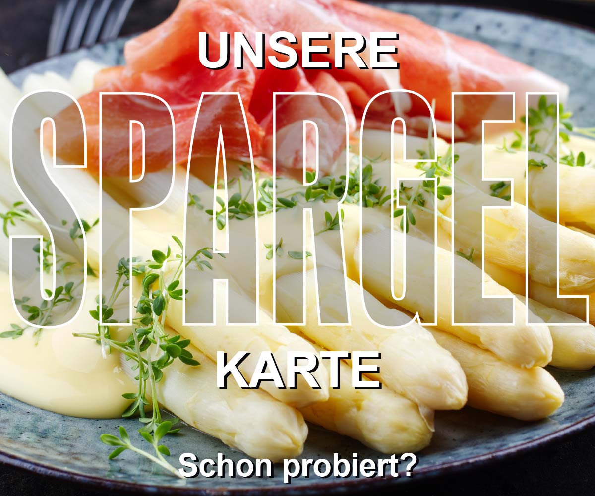 Spargel in Mandelholz