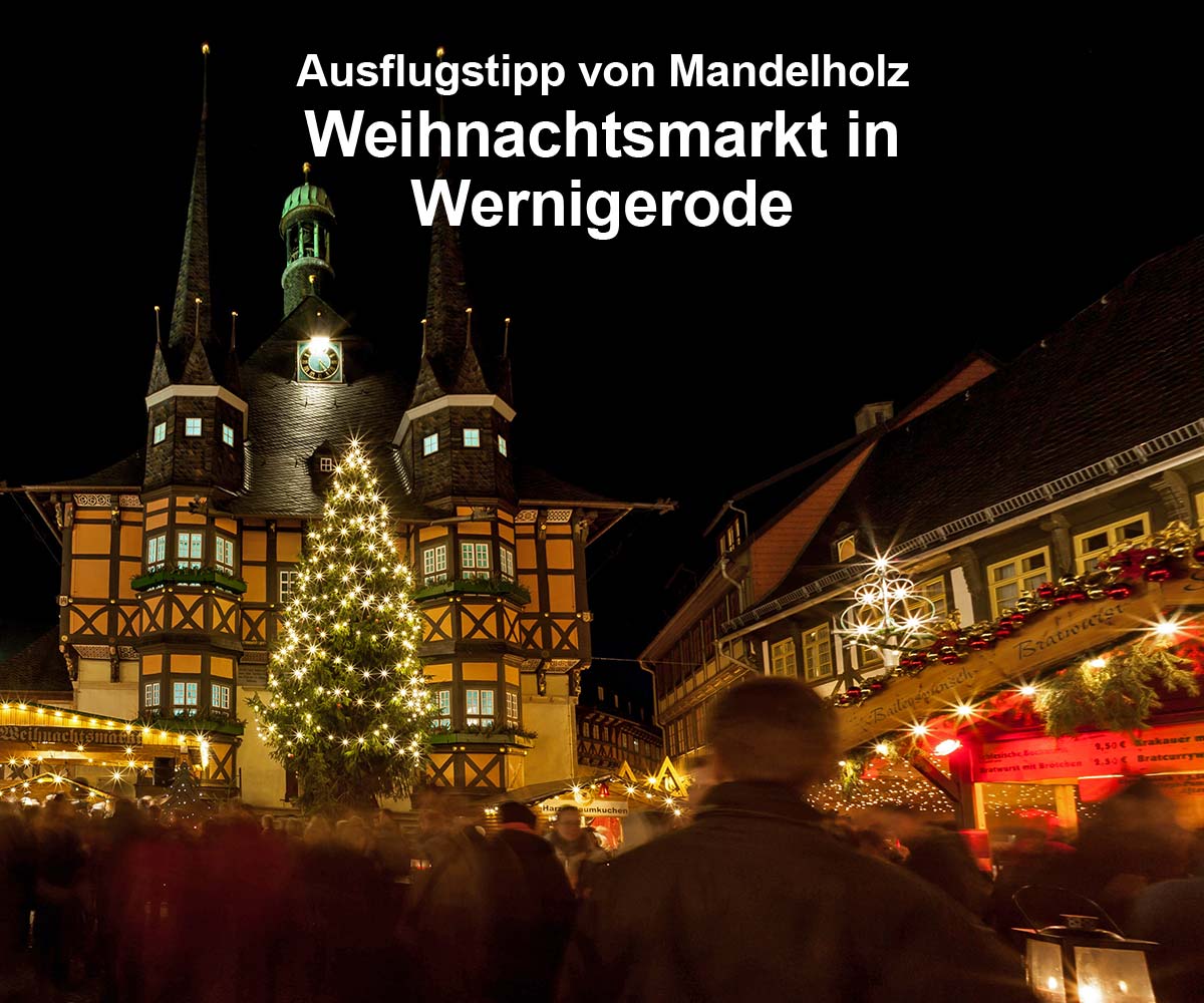 Weihnachtszeit in einer Fachwerkstadt, die Adventszeit in Wernigerode