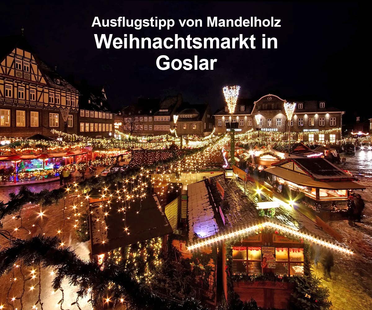 Weihnachtszeit im Harz, entdecken Sie den Weihnachtsmarkt von Goslar, Unesco Weltkulturerbe